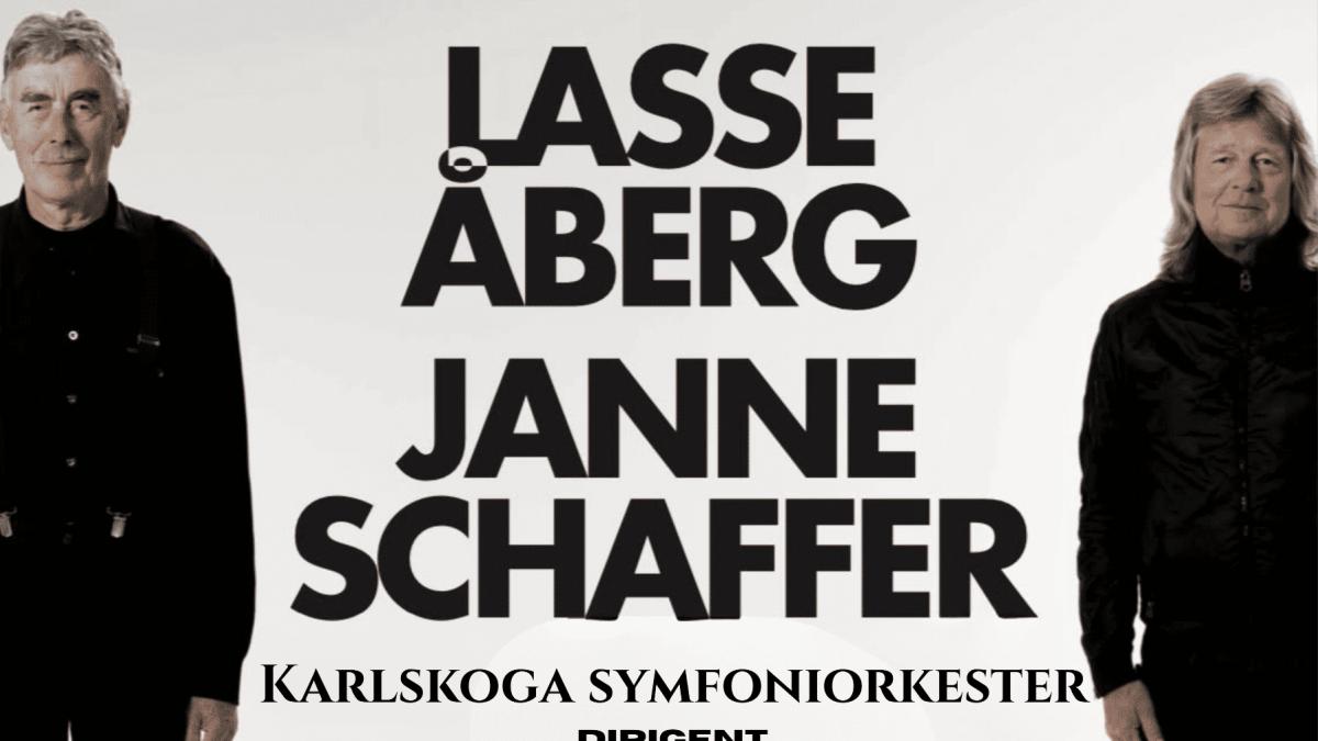 Lasse Åberg, Janne Schaffer och Karlskoga Symfoniorkester
