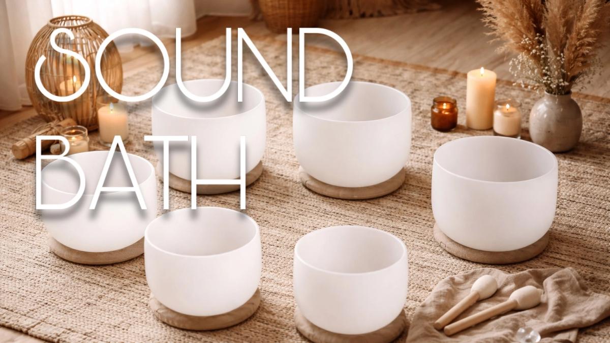 Sound bath Saturday morning 🔔✨
