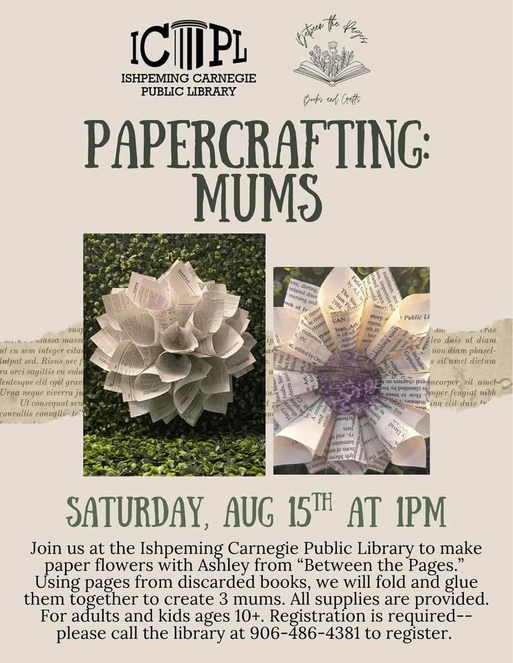 Papercrafting: Mums *Registration Required*