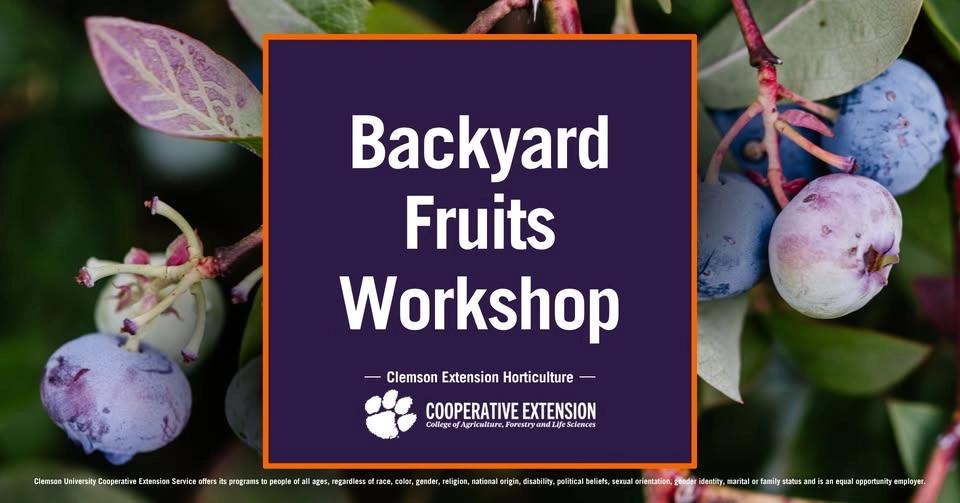 Backyard Fruits Workshop