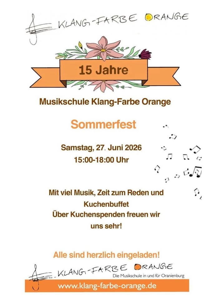 Sommerfest der KLang-Farbe Orange