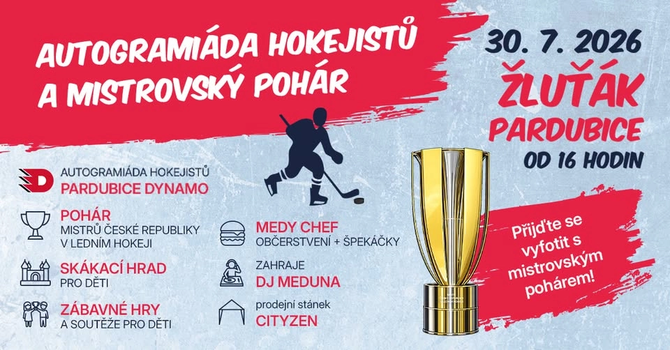 Autogramiáda hokejistů a mistrovský pohár DYNAMO