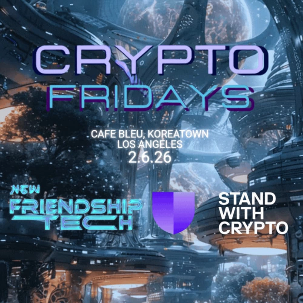 New Friendship Tech x CryptoFridays x StandWithCrypto