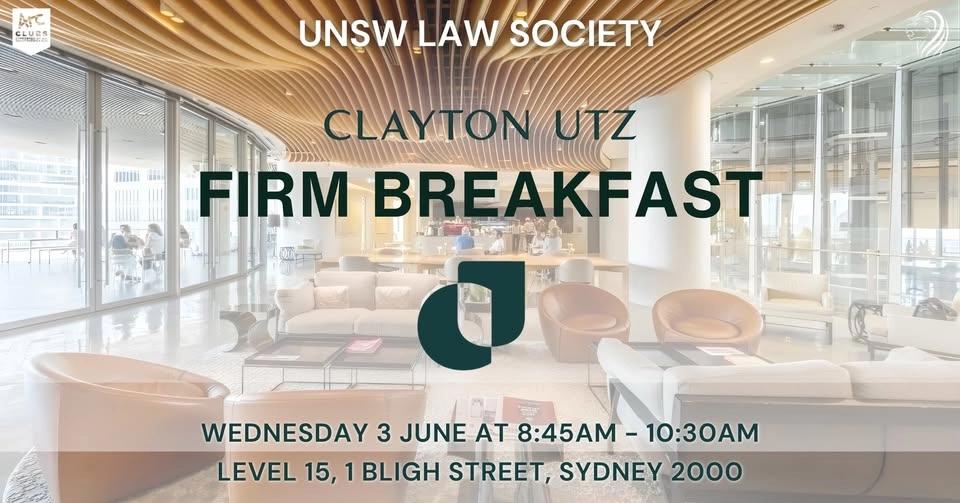 Clayton Utz Firm Breakfast