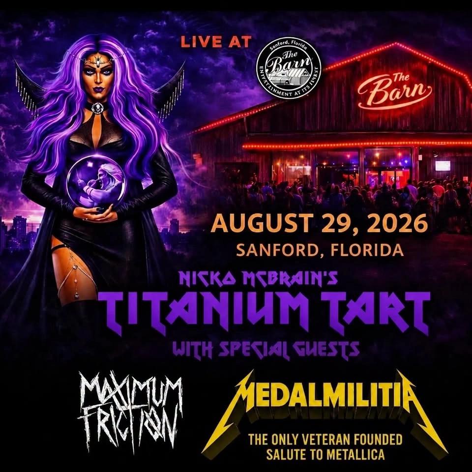 NICKO MCBRAIN'S TITANIUM TART (@ The Barn) - An iconic tribute to the music of Iron Maiden
