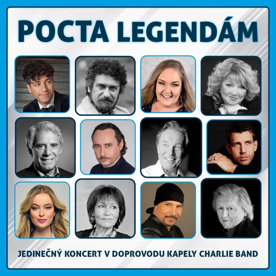 Pocta legendám - koncert - České Budějovice 2026