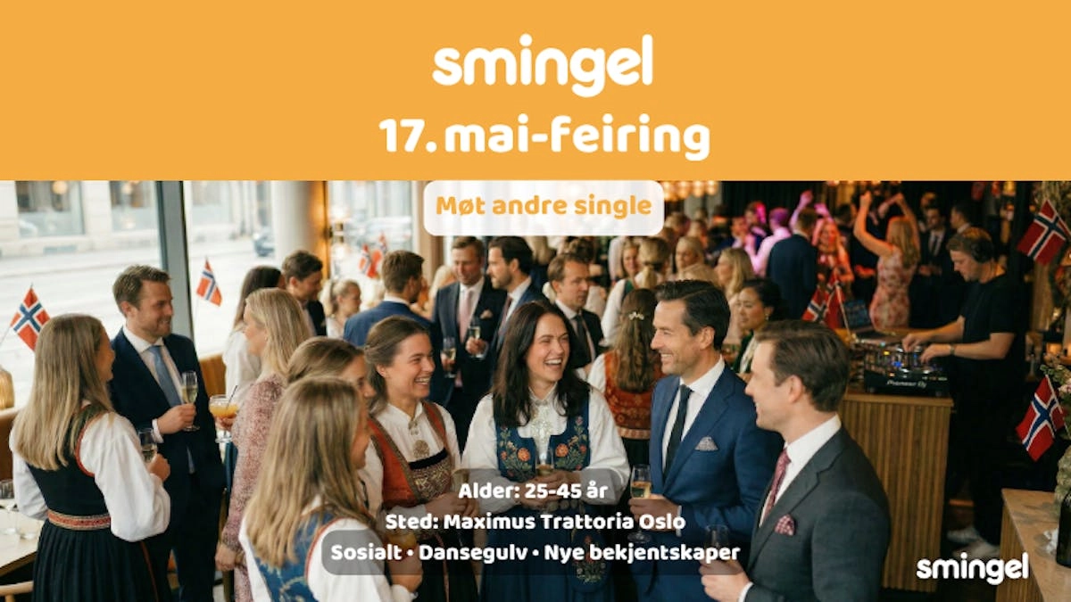 Smingel 17. mai-feiring (25-45 år)