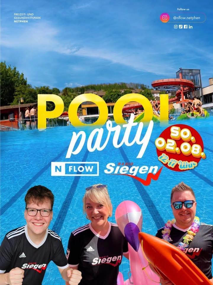 Poolparty 2026 im N-Flow Freizeitbad Netphen