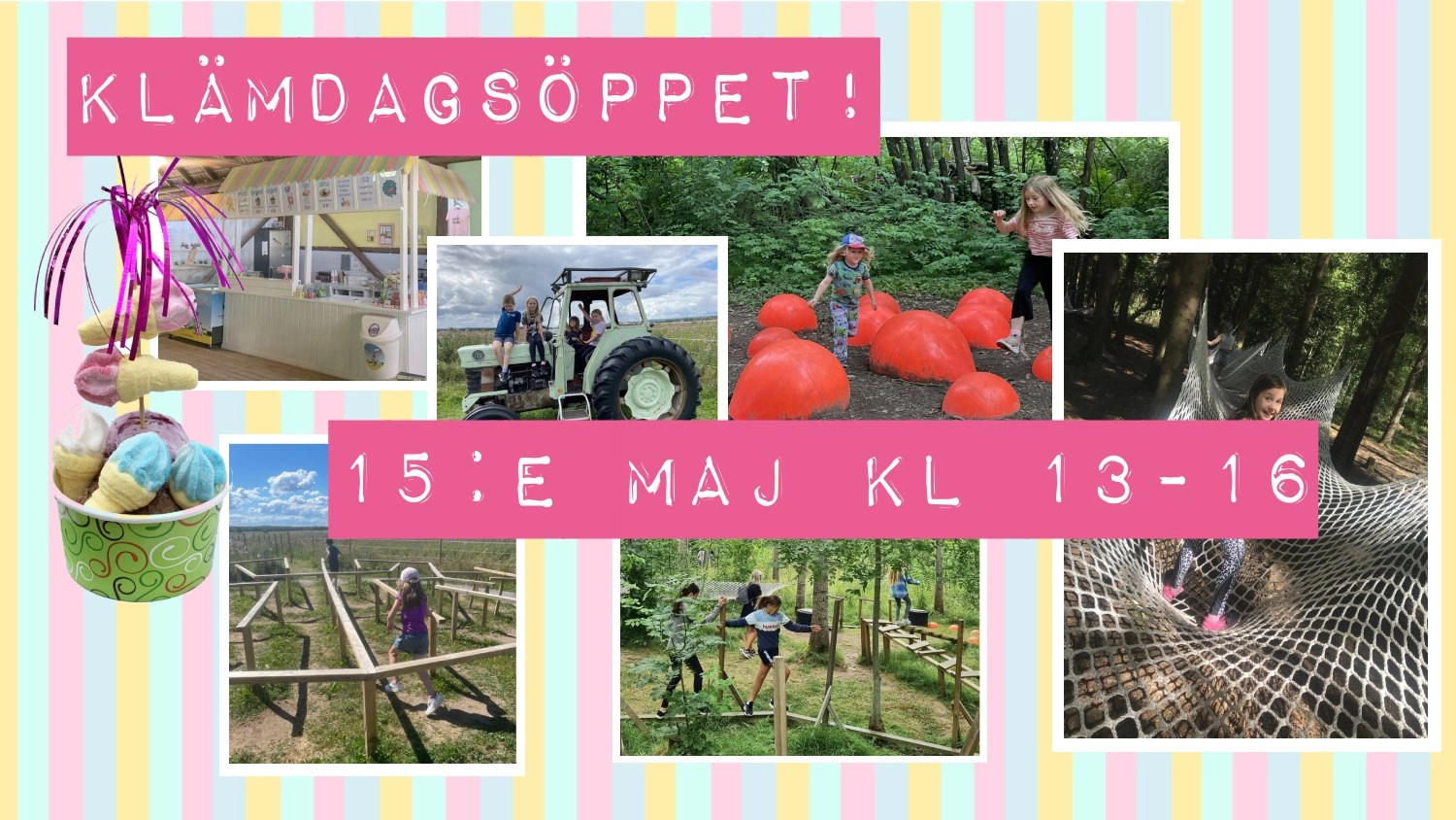 Klämdagsöppet på Lustiga Landet!