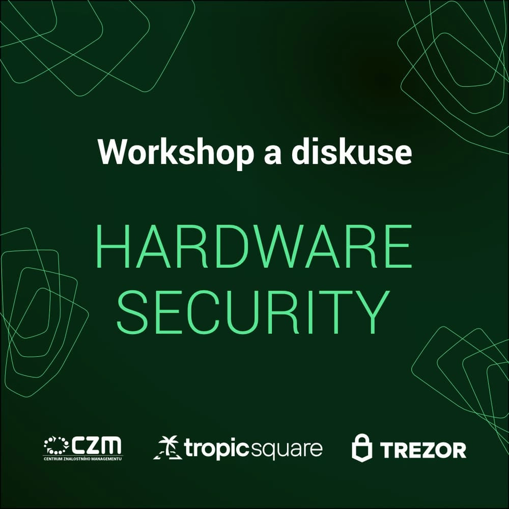 Hardware security - workshop s firmou Trezor a Tropic Square