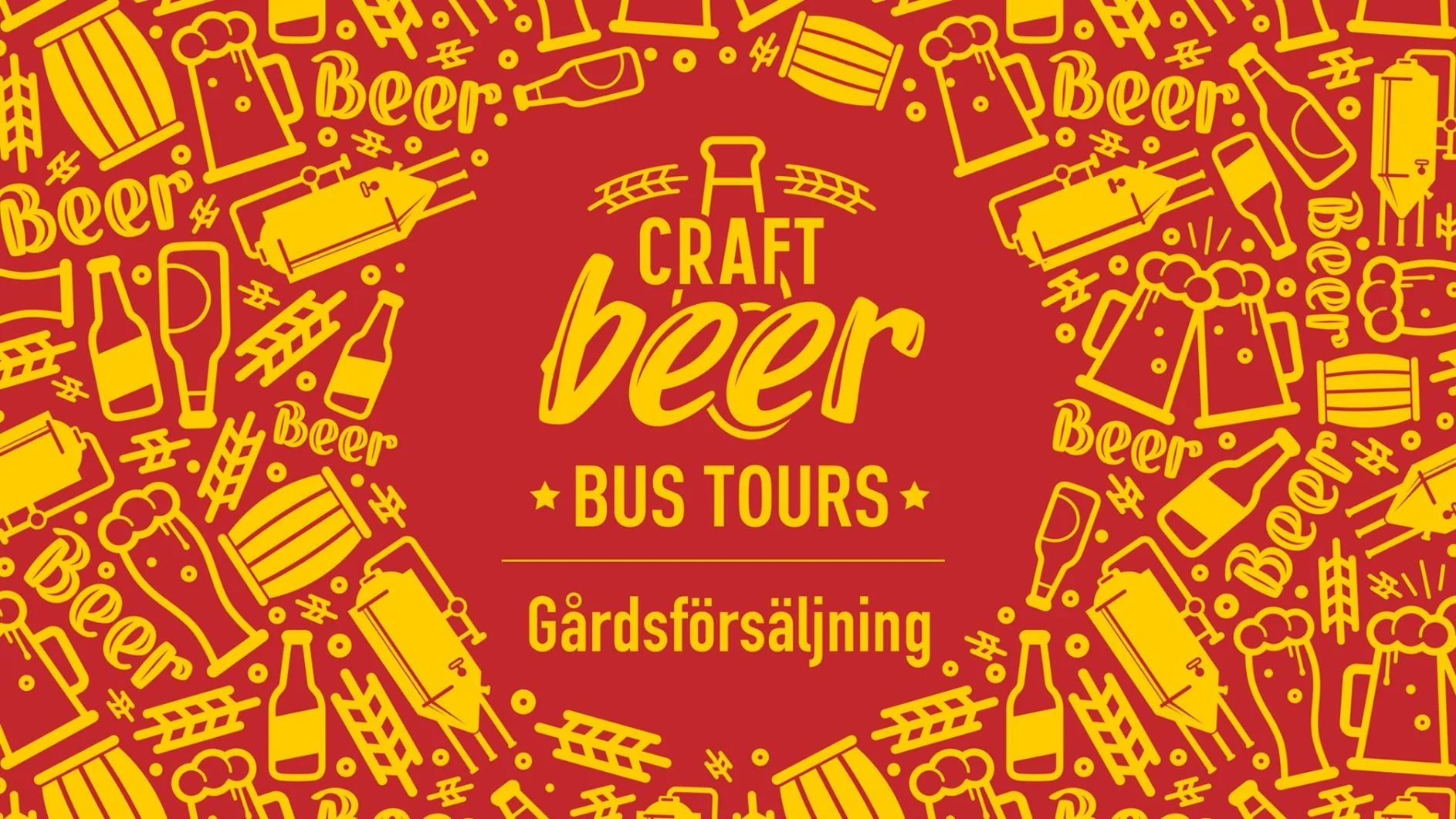 Craft Beer Bus Tours 25/4 - från Helsingborg