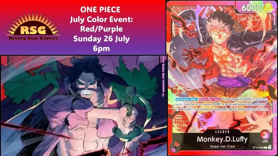 One Piece Color Event Red/Purple