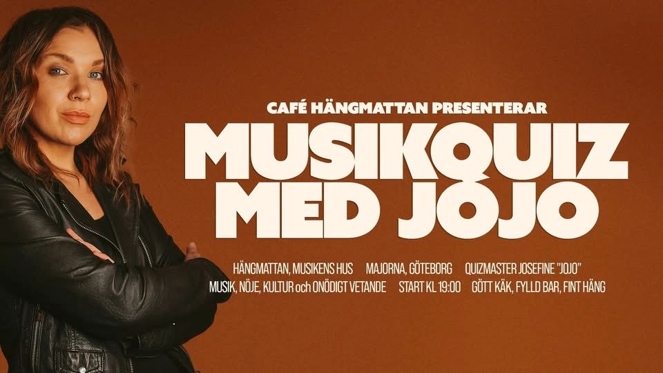 Musikquiz med Jojo på Hängmattan!