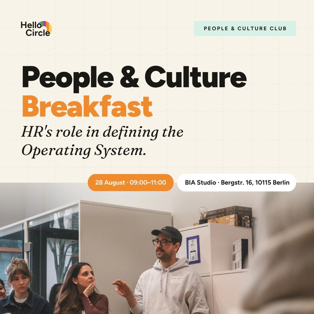 People & Culture Breakfast | HR’s Role in Defining the Operating System