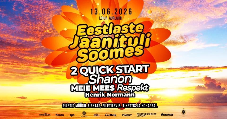 Eestlaste Jaanituli Soomes 2026 🔥 Viron juhannus