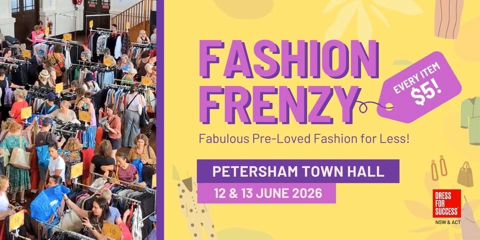 Fashion Frenzy Sydney | Pre-Loved Fashion Sale | June 2026