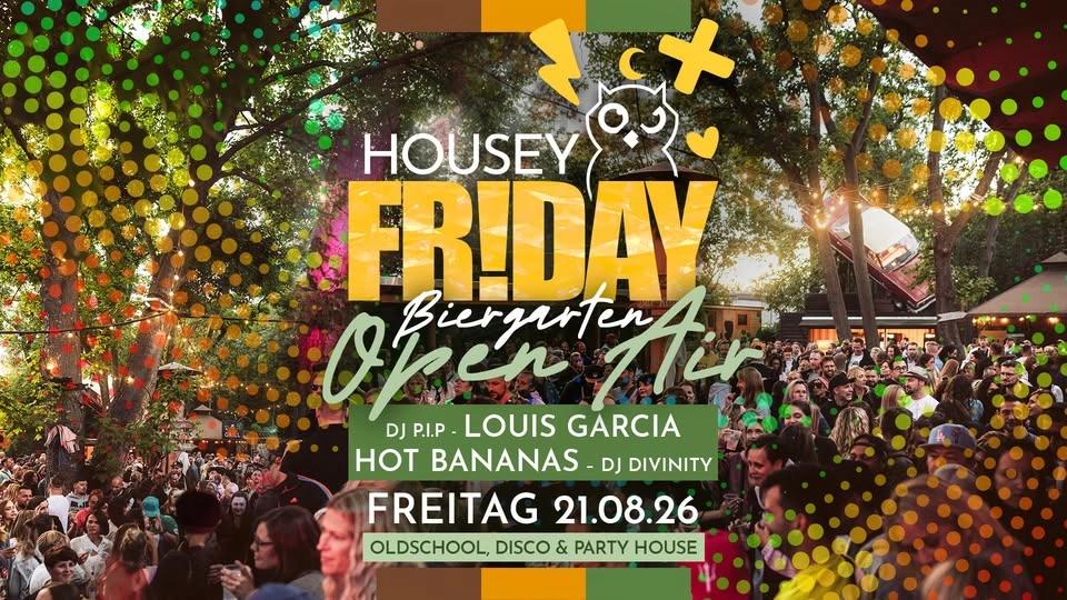 Housey Friday Biergarten Open Air | Herr Kauzig Leipzig