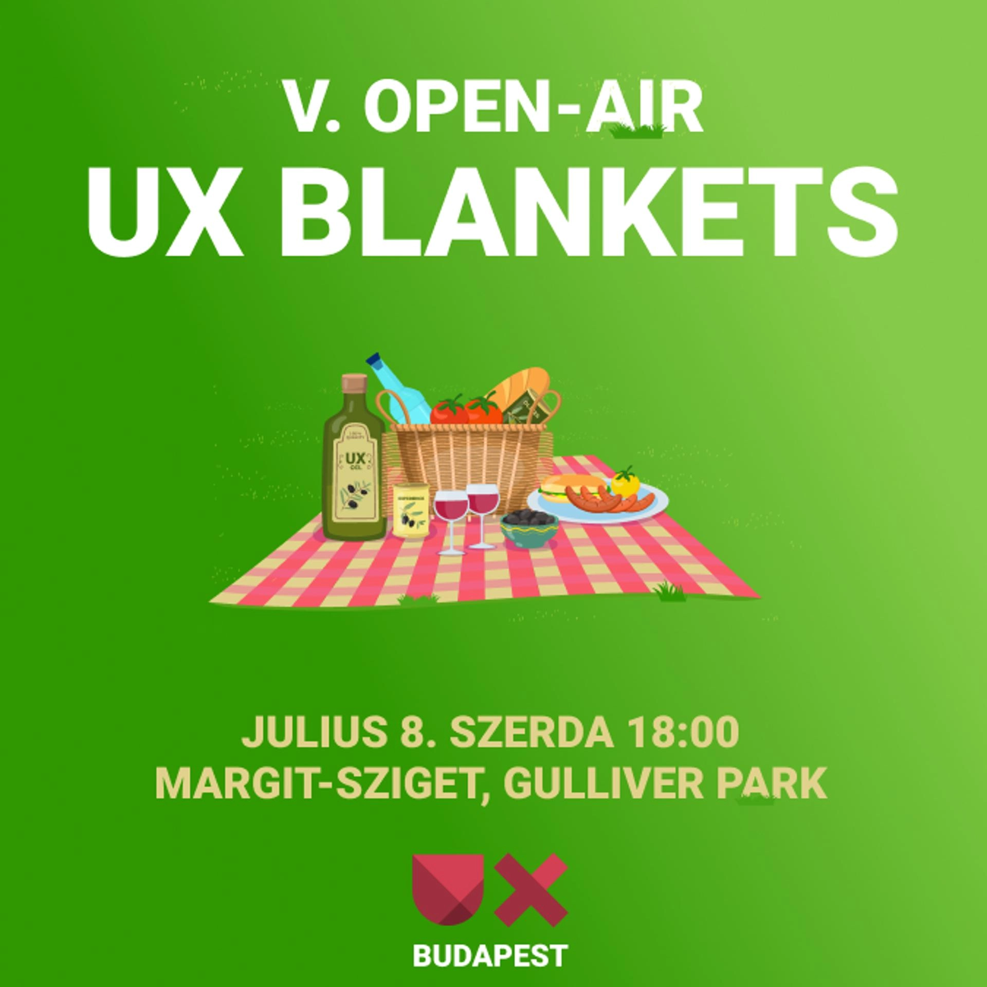 V. Open-air UX Blanket 🧺🇭🇺 Pokrócok a fűben, beszéljünk a szakmáról