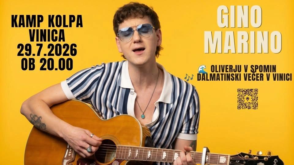 🌊 OLIVERJU V SPOMIN 🎶 Dalmatinski večer v Vinici z Ginom Marinom