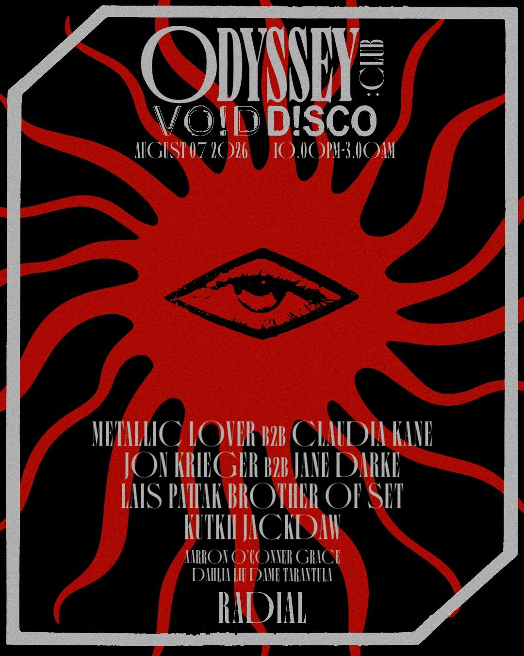 ODYSSEY:CLUB X VO!D D!SCO