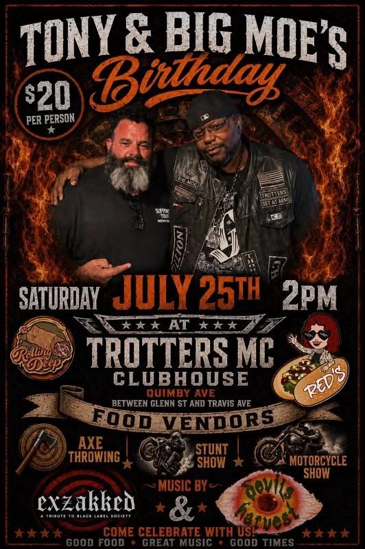Big Moe and Tony’s Blowout Birthday Bash