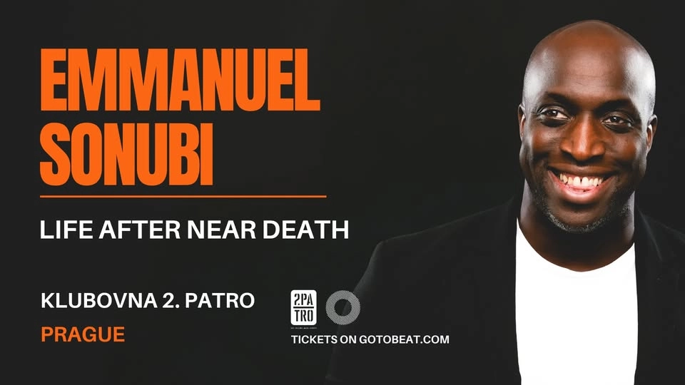 Emmanuel Sonubi - "Life After Near Death" British Stand-up Comedy in Prague (Early Show)