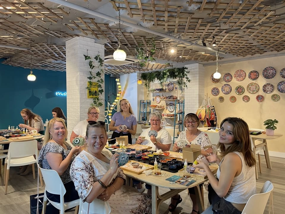 Mosaic Art Classes Vancouver: Turkish Lamp Workshop