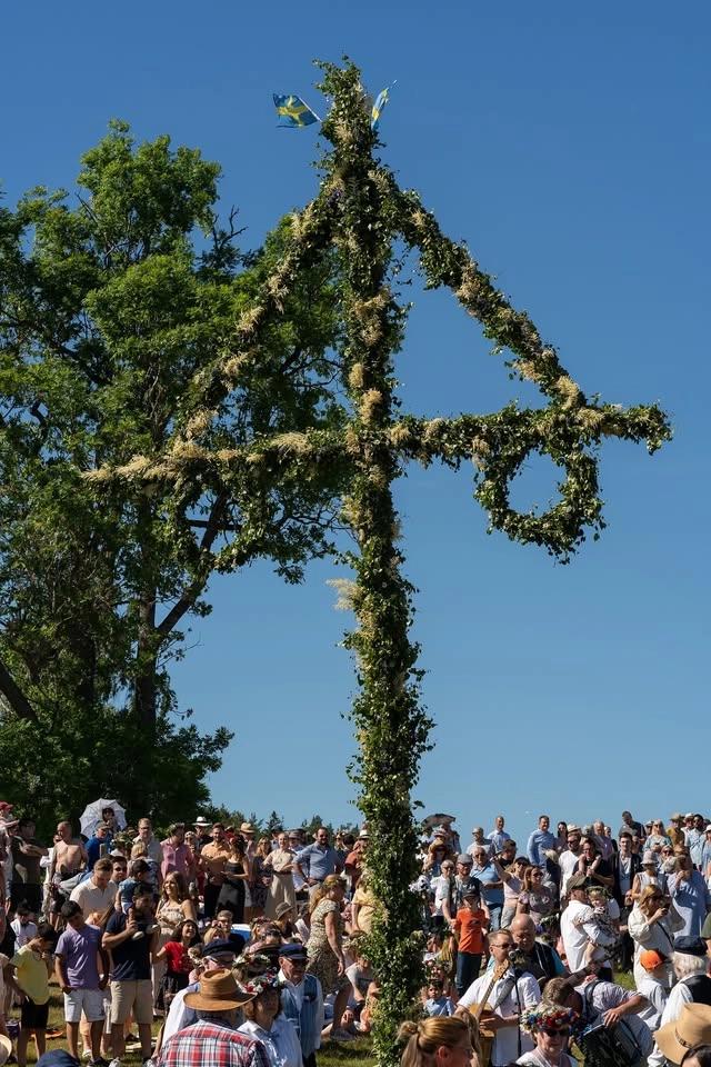 Midsommarfirande på Läckö Slott