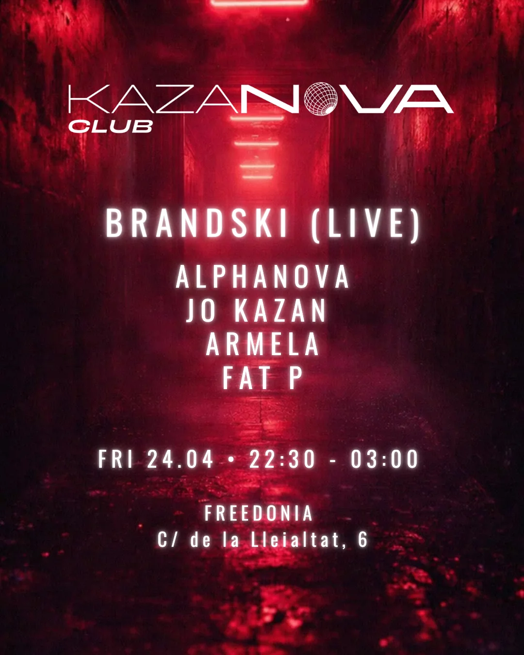 Kazanova Club Pres: Brandski (LIVE)