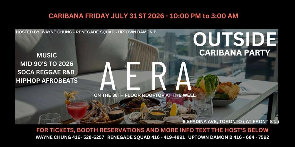 Outside Caribana Rooftop Patio Party