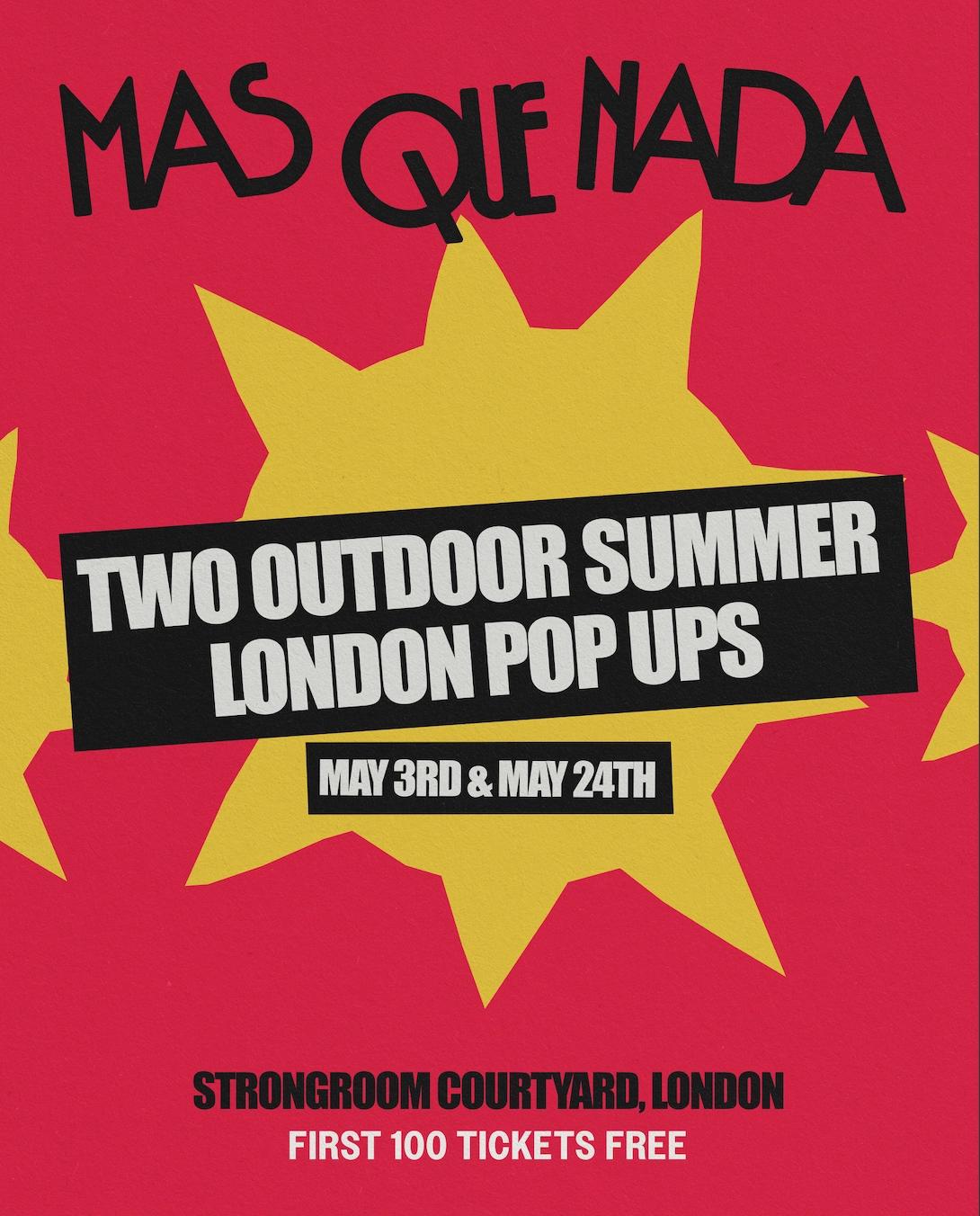 Mas Que Nada Outdoor Summer Pop Up 0.1