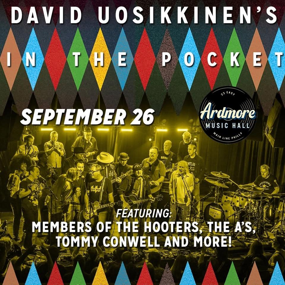 David Uosikkinen's in the Pocket at Ardmore Music Hall 9/26