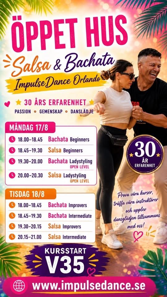 Öppet Hus med Salsa & Bachata