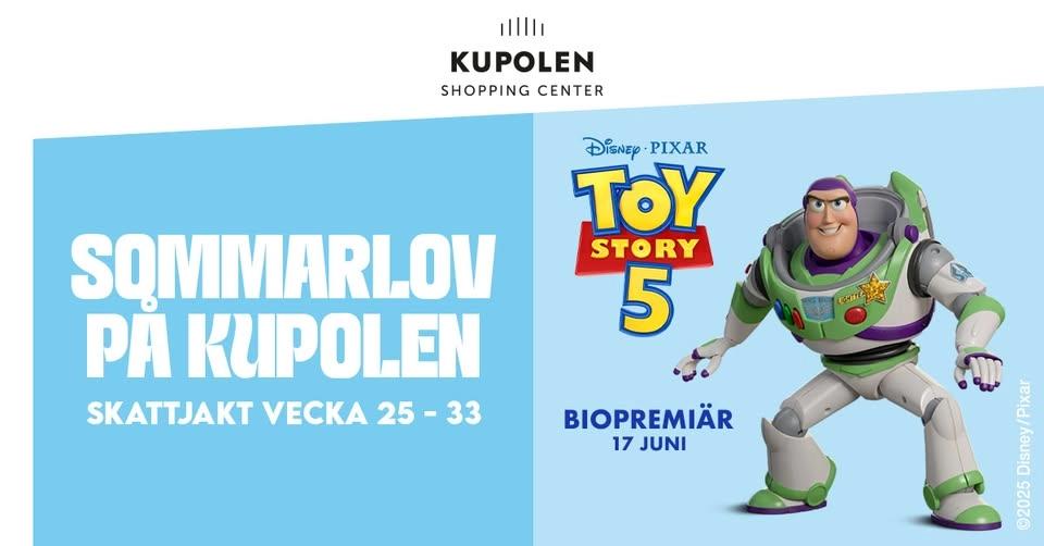 Gå på skattjakt med Toy Story på Kupolen