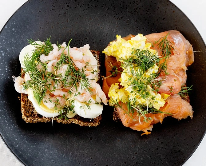 Bellevue Teatrets Smørrebrød de Luxe før Frk. Julie