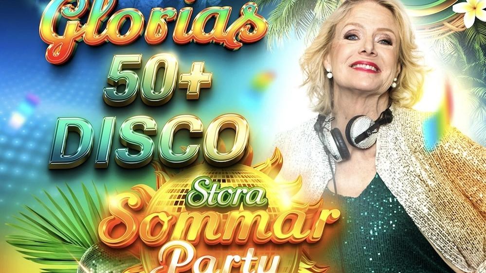 Glorias 50+ STORA SOMMAR PARTY på Café Opera 29/8