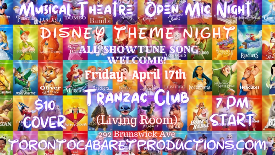 đ đ¶ Monthly Musical Theatre Open Mic Night! đ¶ đ