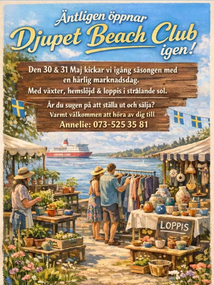 Marknadsdag med växter