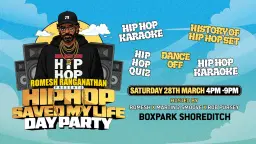 Romesh Ranganathan: HipHop Saved My Life Day Party