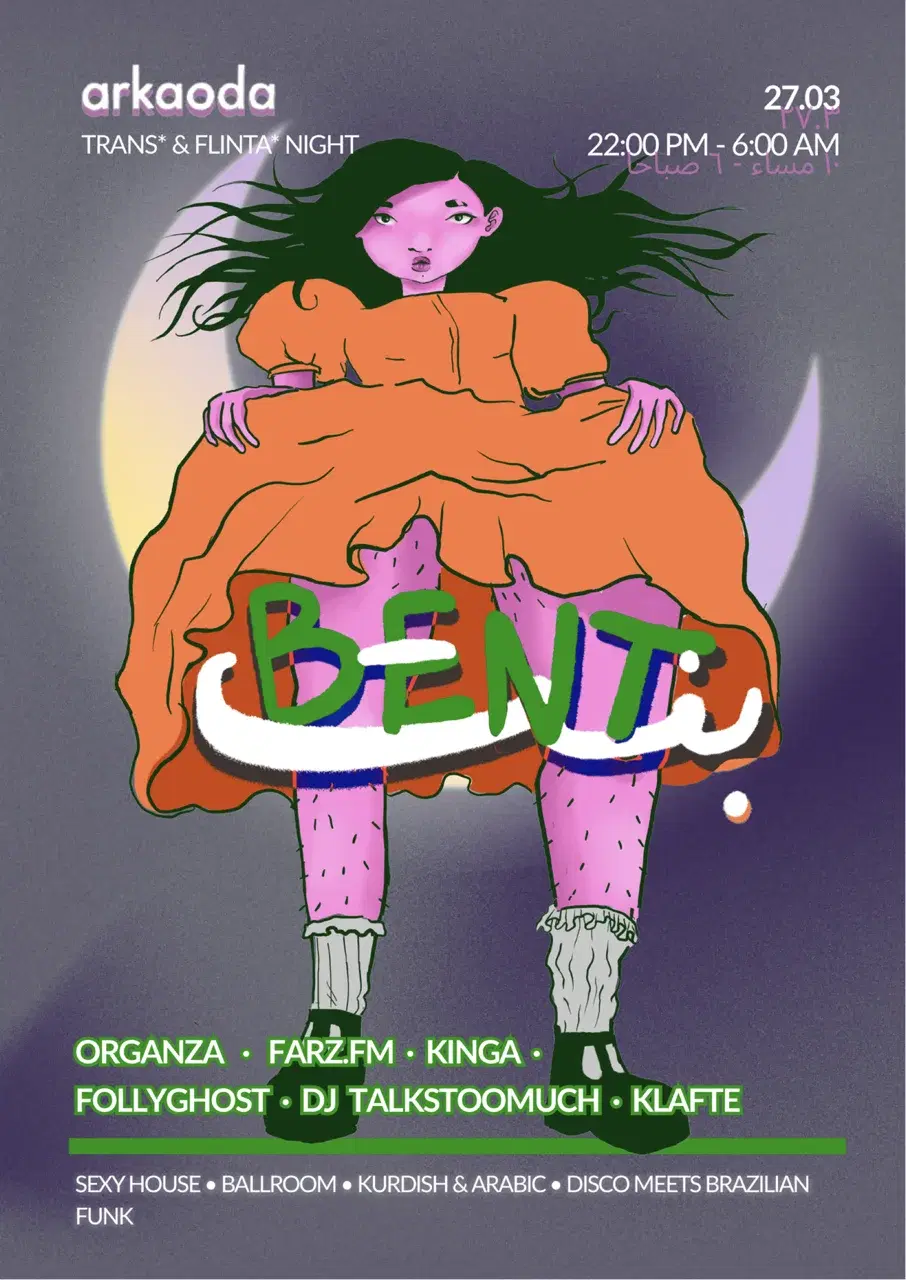 Bent - Dancing Night for FLINTA*, BIPOC* Persons & Allies