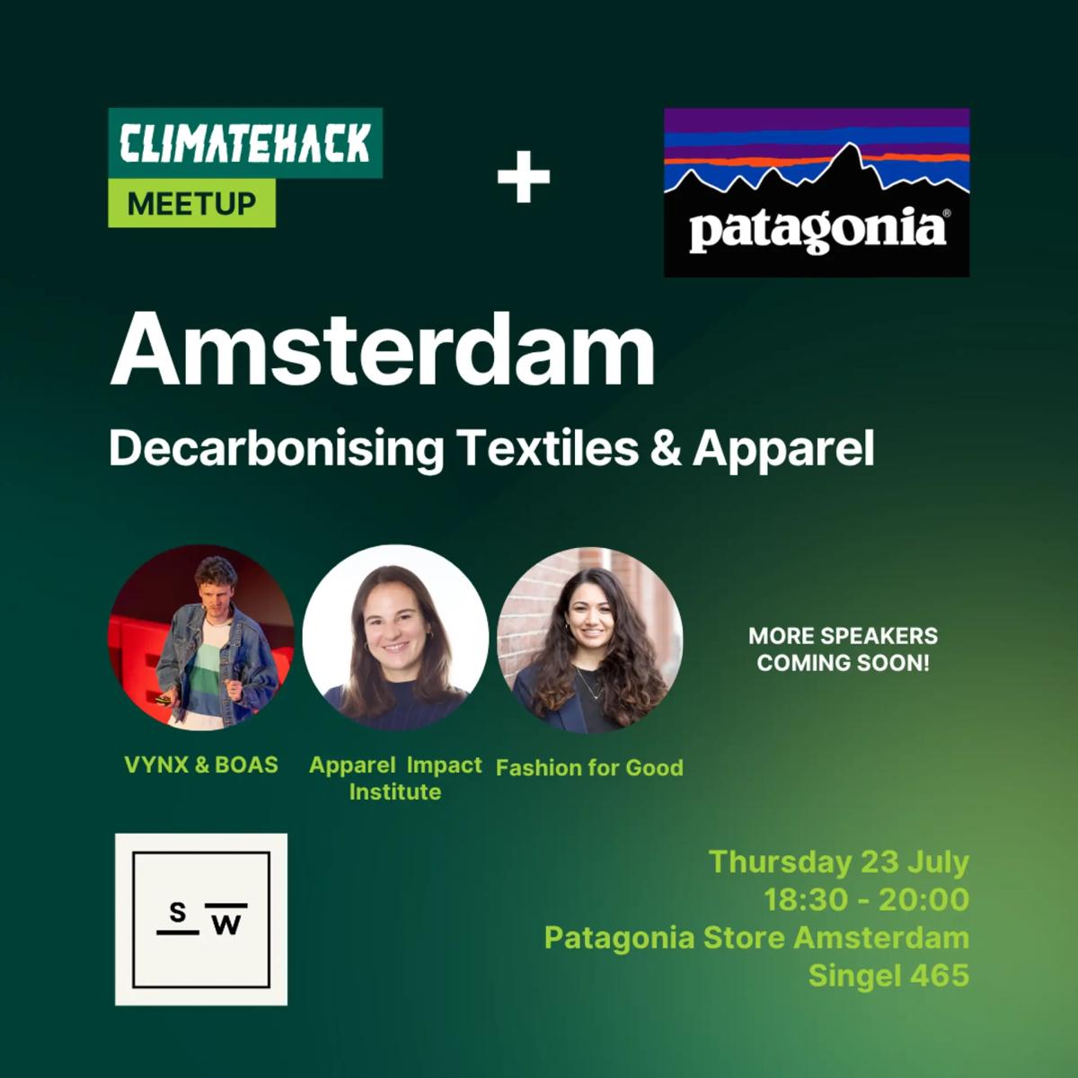 ClimateHack Amsterdam: Decarbonising Textiles & Apparel 👖