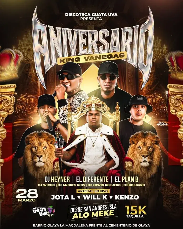 ANIVERSARIO KING VANEGAS #1