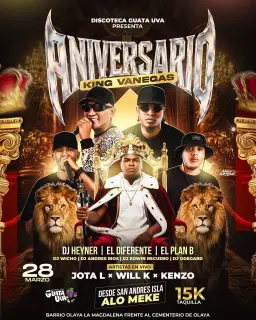 ANIVERSARIO KING VANEGAS #1