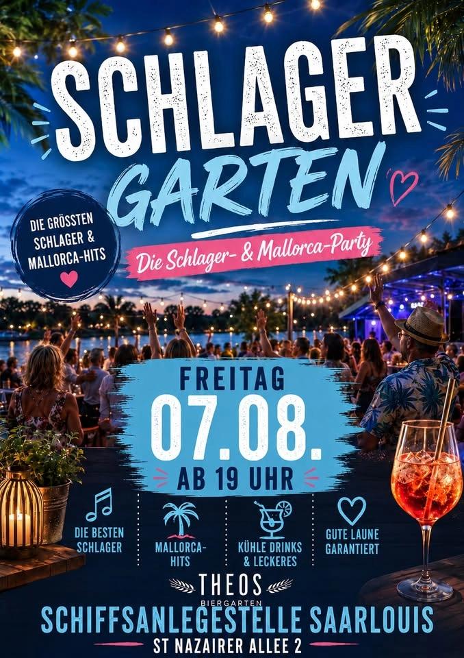 Schlagergarten - Fr. 07.08. Theos Biergarten