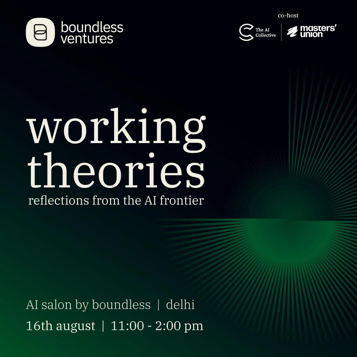 AI Salon: Working Theories
