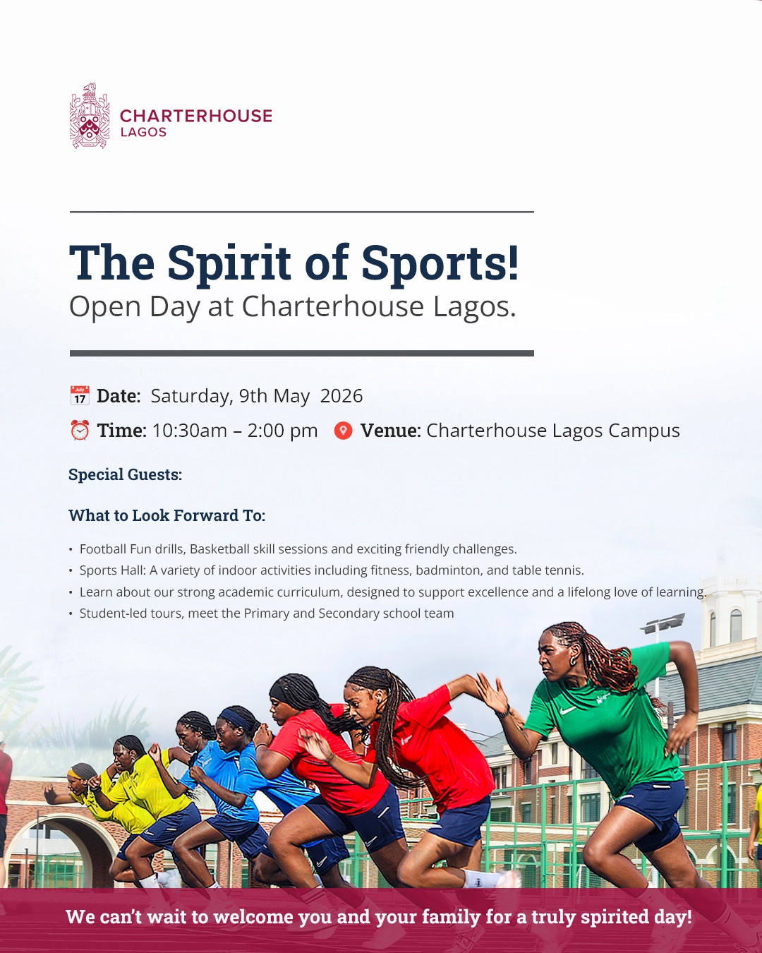 SPORTS Open Day - Charterhouse Lagos