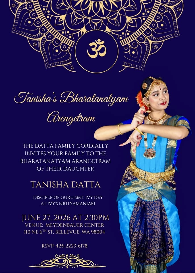 Tanisha Datta’s Arangetram
