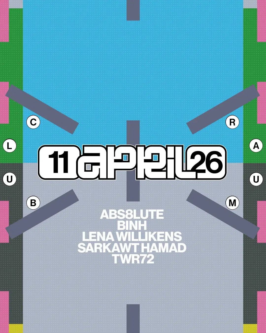 abs8lute, Binh, Lena Willikens, Sarkawt Hamad, TWR72