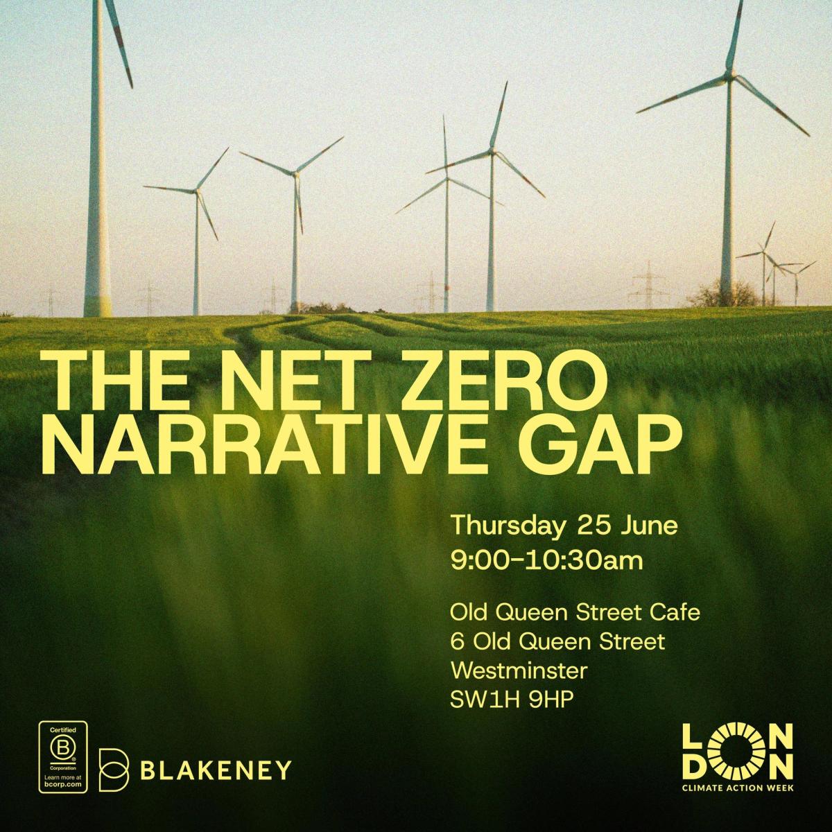 The Net Zero Narrative Gap