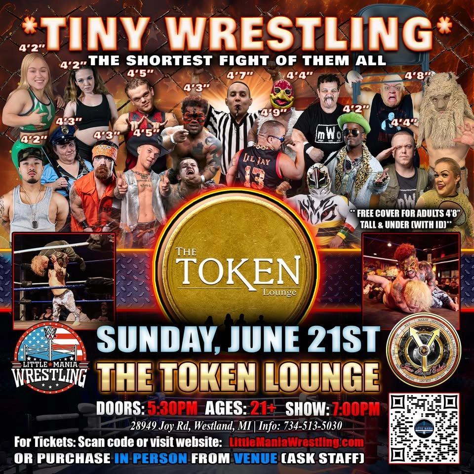 Westland, MI - Mini Wrestling All * Stars @ The Token Lounge "The Shortest Fight of Them All!"